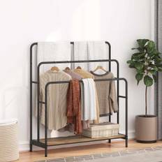 vidaXL Klädställning artisan ek 90 x 30 x 100.5 cm Konstruerat trä