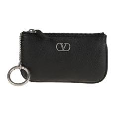 Valentino Garavani, Tilbehør, Herre, Sort, ONE SIZE, Vlogo Signature Nøgleetui
