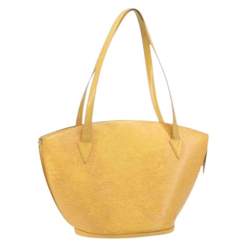 Louis Vuitton Vintage Pre-owned Vintage Skuldertaske - Vintage - Dame - Gul - ONE SIZE - Uld