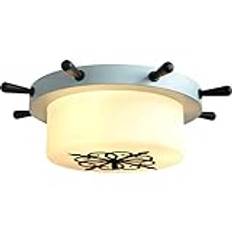 Taklampa sovrum barn rum pojke flicka blå kreativ roderlampa (storlek: 15 * 63,5 cm) (15 * 55 cm) Household faucets