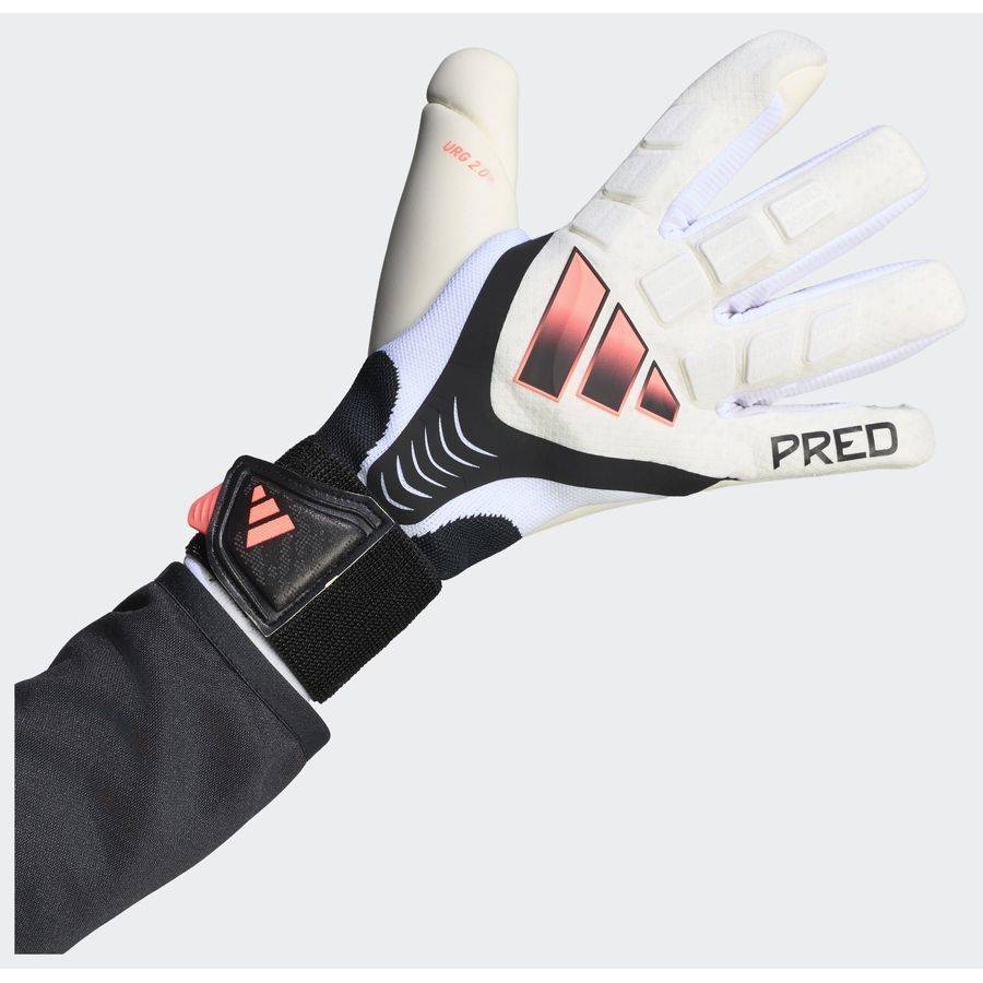 adidas Målvaktshandske Predator Pro Strap Chaos vs Control - Vit/Solar Turbo/Svart - ['Vit'] (9)