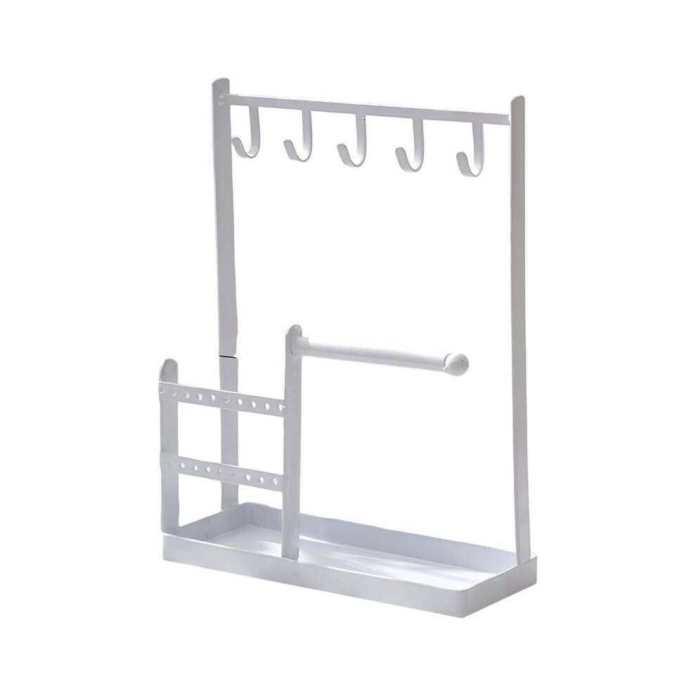 Multifunctional Jewelry Display Rack Earrings Necklace Organizer Stand Women Bracelet Watch Desktop Storage Rack B