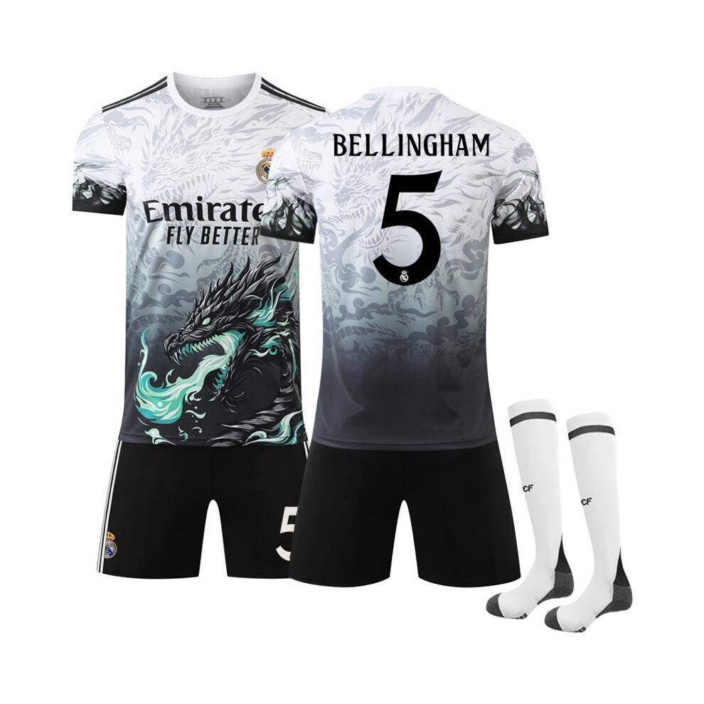 (20) 2425 No. 5 Bellingham Real Madrid “Qinglong” Special Edition Jersey