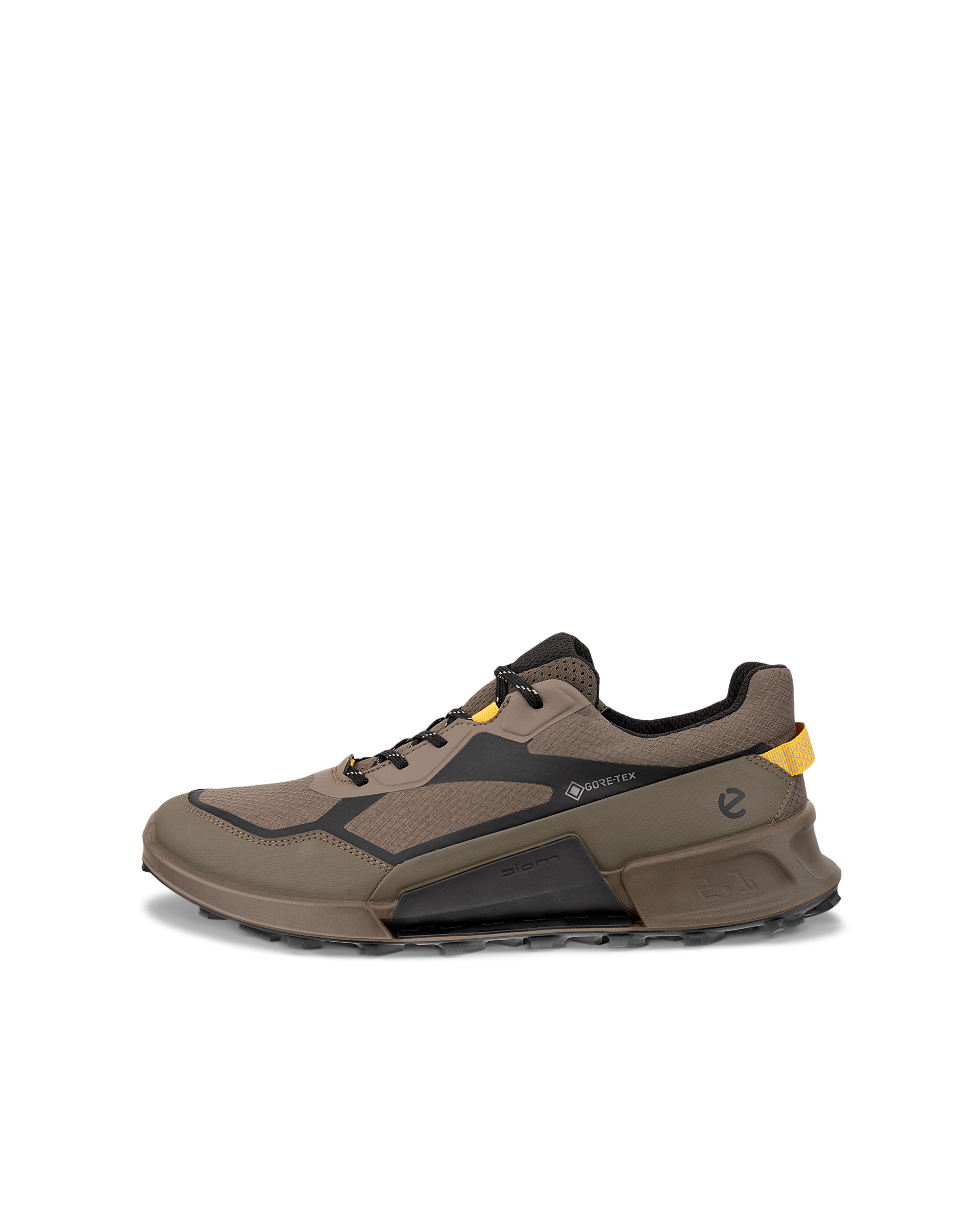 ECCO BIOM 2.1 X MOUNTAIN - Baskets montante en toile Gore-Tex pour homme - Marron - 39