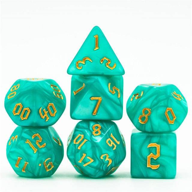 Grønne rollespilsterninger - d10 (10-100)