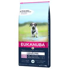 Eukanuba Grain Free Puppy Large Breed med Laks - Økonomipakke: 2 x 12 kg