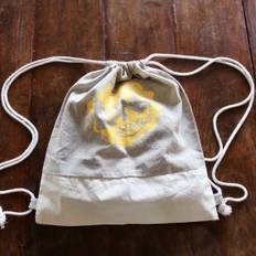 LUNA "Splash" Recycled Cotton Drawstring Backpack - 12.95