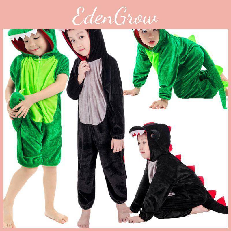 Rolig Och Mysig Halloween Barnens Dinosauriedräkt Krokodiloverall För Spöklika Firanden 130cm green