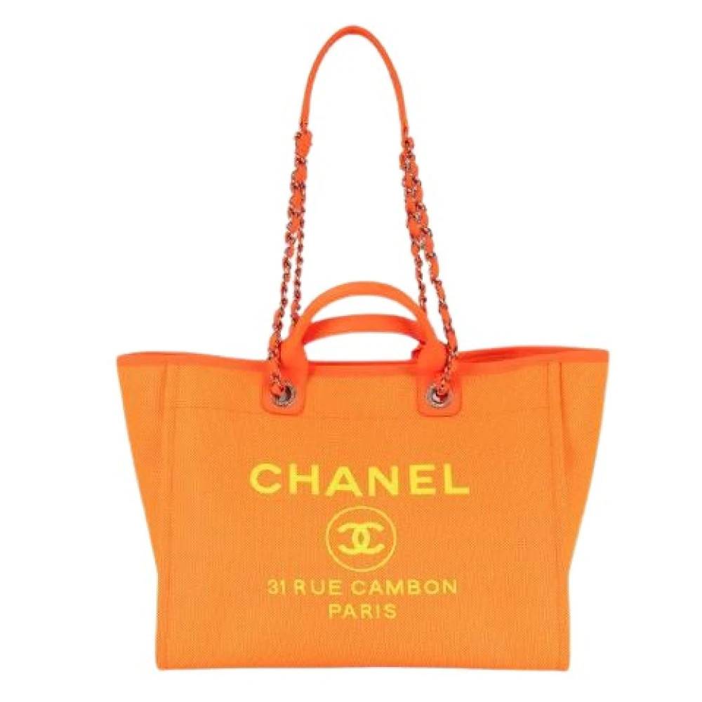 Chanel Vintage - Pre-owned Shopper 'Deauville' Vintage - Dam - ONE Size - Läder