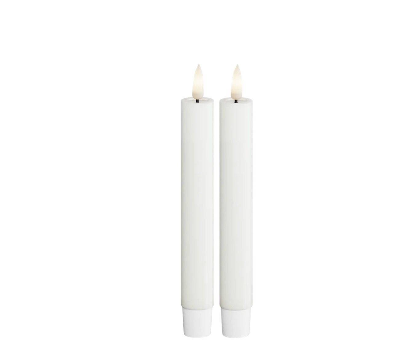 Kronljus LED - 2 pack - Ø2 x 15 cm: Olivgrön