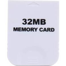 4mb/32mb/128mb praktiska minneskort vita spelminneskort för nintendo wii gamecube gc ngc-spel