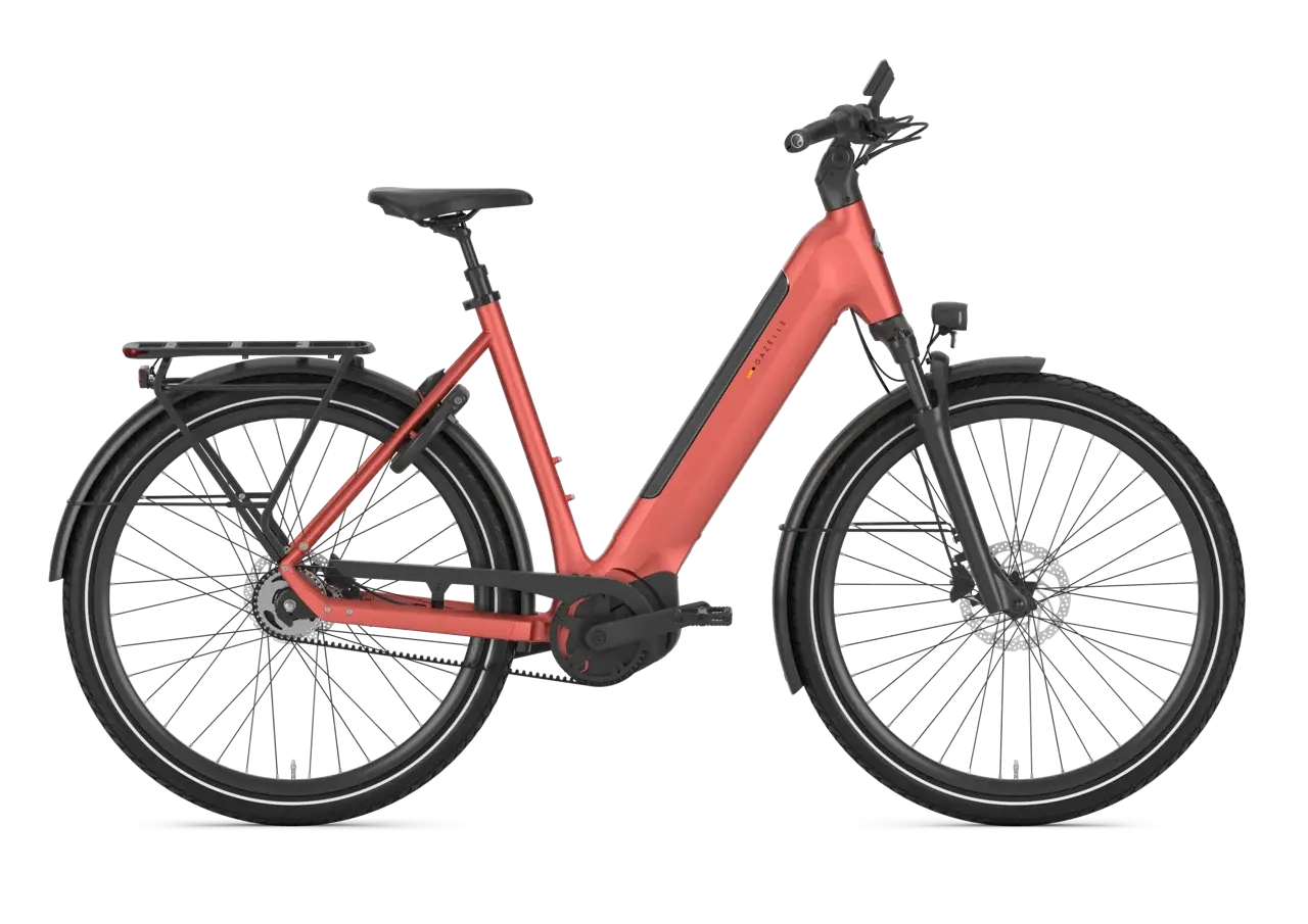Gazelle Ultimate C5+ Metallic Orange 2026 Dame 800Wh - 46cm