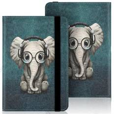 Cover - Cover med strop omslag - til 6" ebogslæsere - Elephant