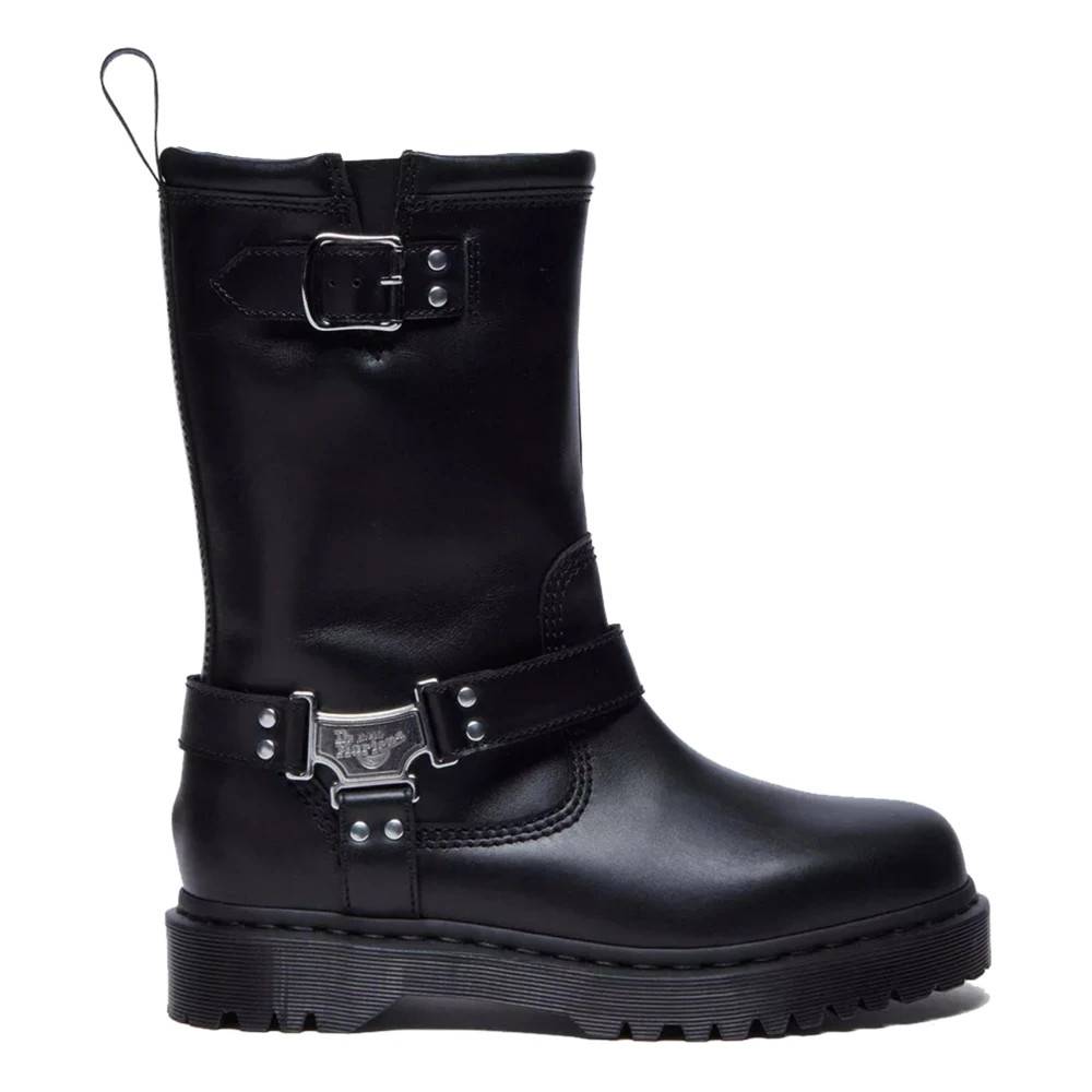 Dr. Martens - Svarta Anistone Hi Top Stövlar Skor - Dam - 37 EU -