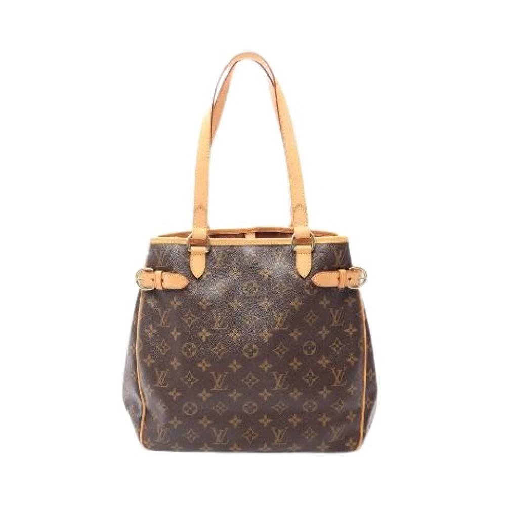Louis Vuitton Vintage Pre-owned Batignolles Vertical Monogram Coated Canvas Tote Bag - Vintage - Dame - Brun - ONE SIZE - Uld
