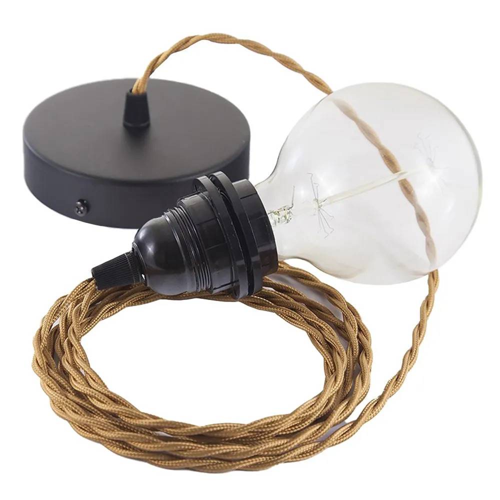 Creative Cables Tm22 50 Cm Hængende Lampe Pendel Til Lampeskærm
