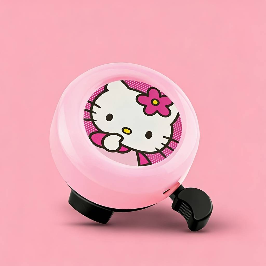 1pc Hello Kitty Print Bicycle Bell, Suitable For Outdoor Travel, Cycling, And Commuting. Ideal Gift For Or Girlfriends On Birthdays, New Year's Day, Valentine's Day, And Thanksgiving