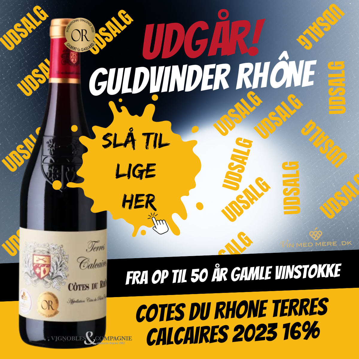 Cotes du Rhone Terres Calcaires 2023 16% | 75 cl..