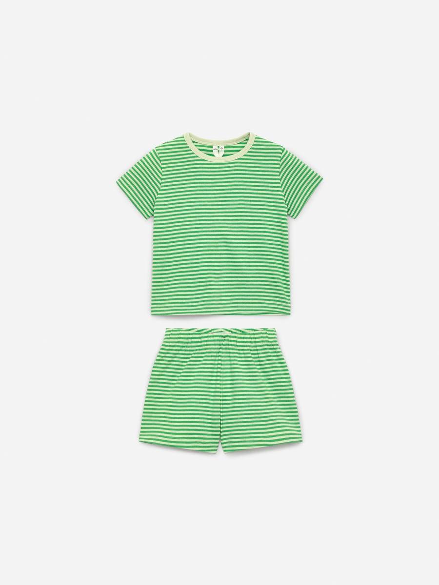 ARKET Kort Pyjamas I Trikå -Grön, 86/92