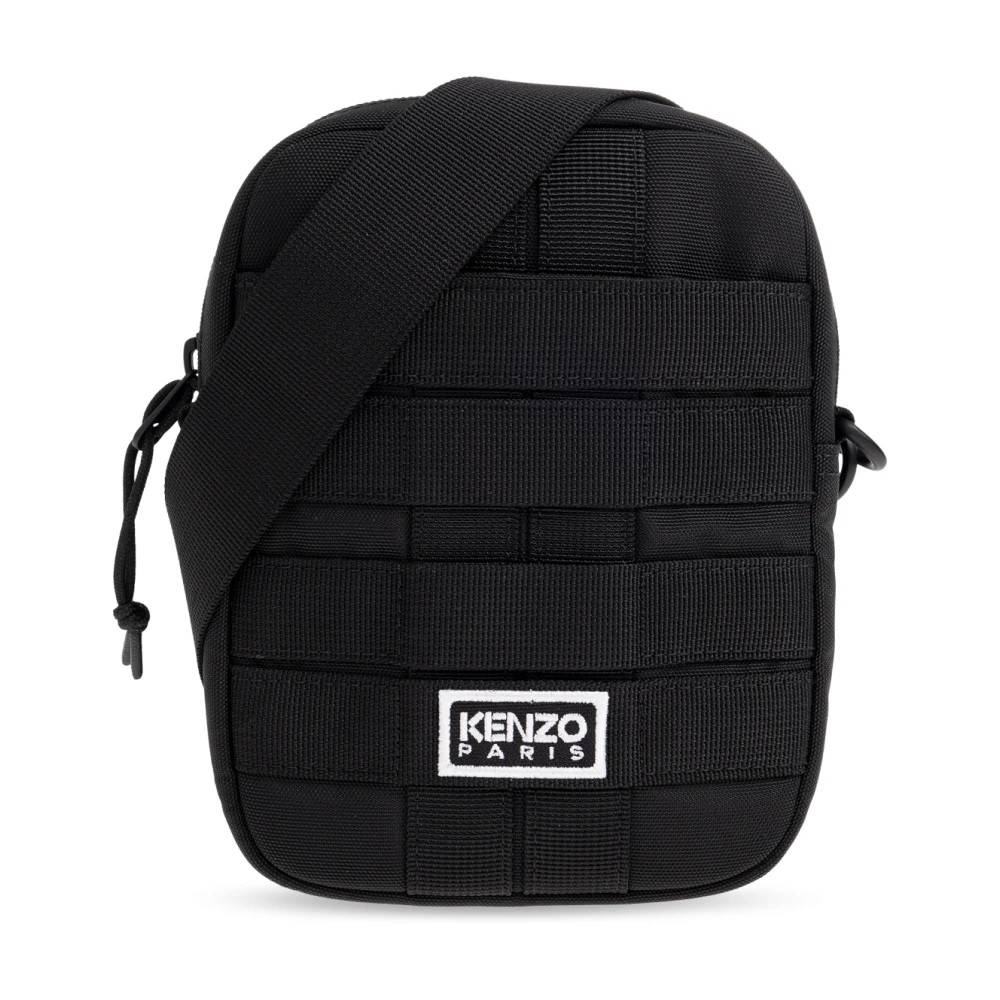 Kenzo Jungle Skuldertaske - Tasker - Herre - Sort - ONE SIZE - Uld