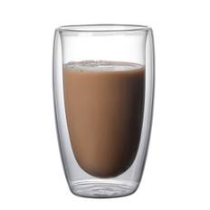 Dobbelt væggede glas kaffekrus, glas iskaffe kop, espressokop, smoothie kop, espressoshot glas, drikkeglas