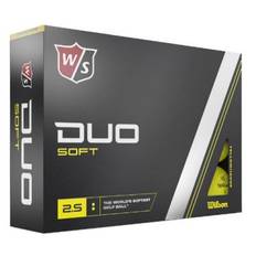 Wilson Duo Soft Golf Balls 2024 Yellow