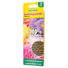 ECOstyle, 100% Organisk Blomster Gødningspinde, 30 stk.