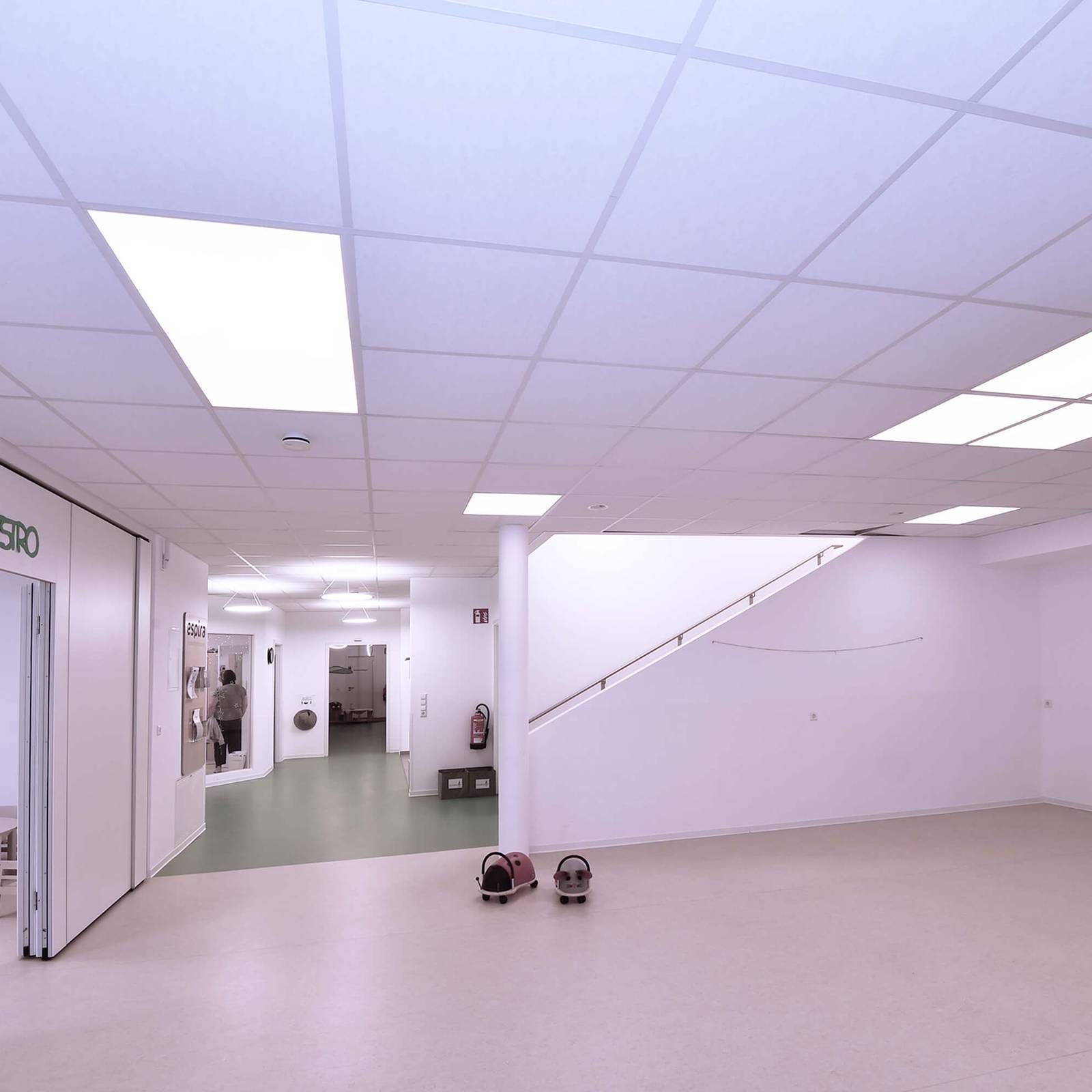 Deko-Light LED panel Basic, Vitt / opal, Arbetsrum / kontor, Aluminium / grå / zink, Modern, LED-panel