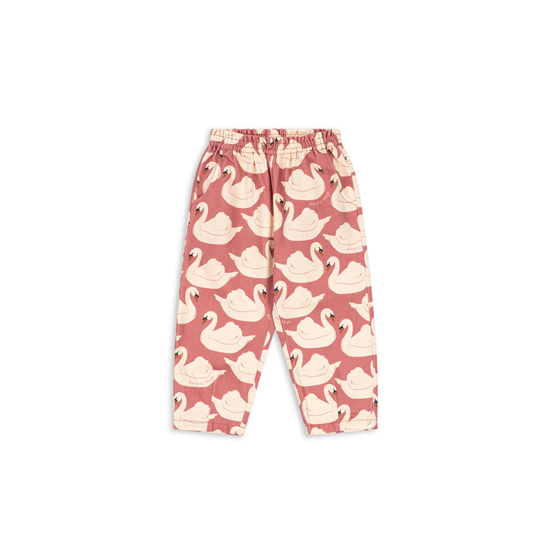Konges Sløjd - Magot Frill Pants - Swan Rose - 9M