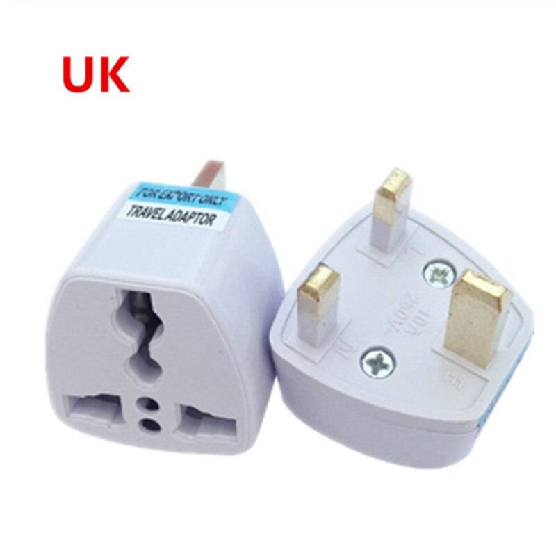 1 st universal us/uk/au/de/eu plug adapter usa to euro europe travel wall ac power charger adapter converter 2 runda stifts uttag - Eu