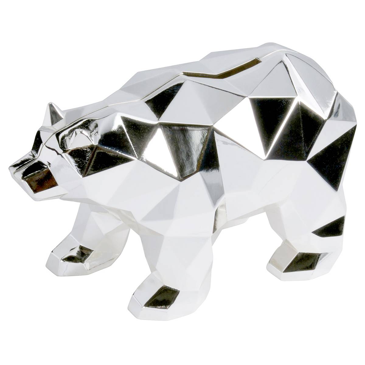 Sparbössa Björn nysilver geometric design