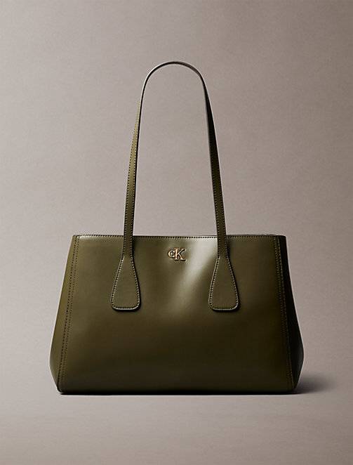 Calvin Klein  Monogram Hardware Tote Bag
