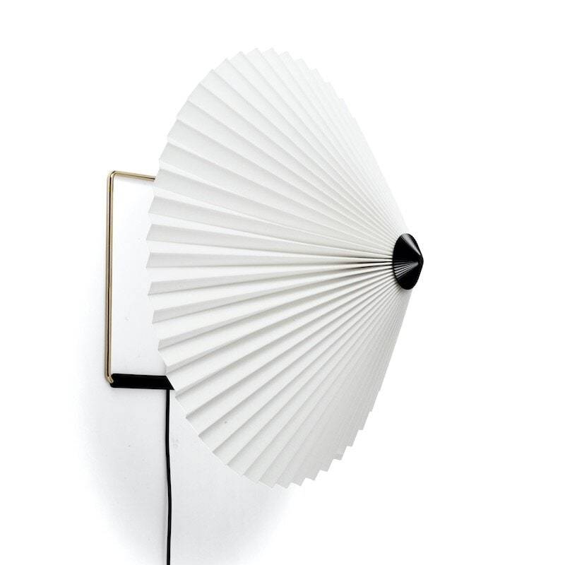 HAY Matin 380 vägglampa white/brass