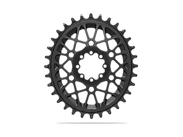 AbsoluteBlack Oval klinge 28T Direct Mount 3mm offset 8 huls SRAM sort