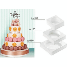 Silikomart Silikoneforme - My Wonder Cake Classic - Sæt med 3 forme TOR100, TOR135, TOR180