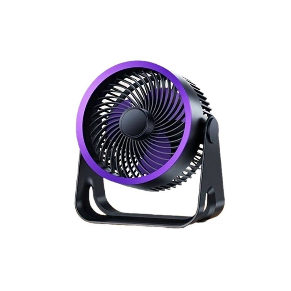 Elektrisk Fläkt Bord Cirkulator Trådlös Bärbar Tyst Ventilator Skrivbords Vägg Tak Fläkt Luftkylare för Hem Grå