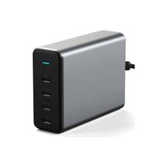 Satechi 230V GaN laddare - 4x USB-C PD - 165W - Space Grey