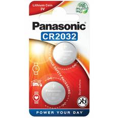 Panasonic Knopfbatterie Lithium CR 2032 2 Stück