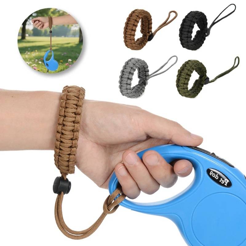 Pet Leash Wristband Adjustable Retractable Hands-free Dog Skin Anti Fall Wristband Camera Lanyard Harness Puppy Accessories