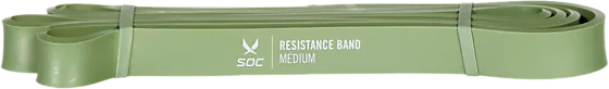Soc Long Resistance Band Träningsutrustning Khaki Green - MEDIUM