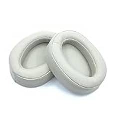 Hörlurar öronkuddar kudde minnesskum överdrag ersättning kompatibel med Sony MDR 100ABN MDR-100ABN WH H900N WH-H900N, headset protein läder öronkuddar kuddar skydd (ljusguld)