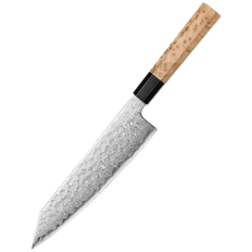 Ao bōzu | Bunka 210 mm | Japansk kokkekniv | Blue 2 / Aogami 2 & Damaskus49