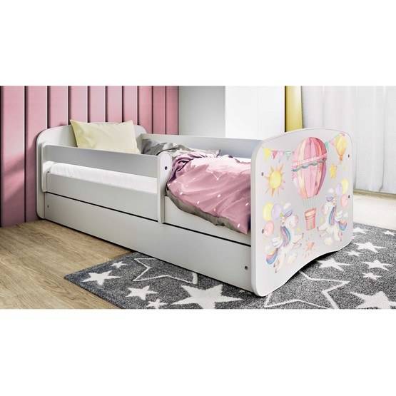 Kocot Kids Barnsäng - Babydreams Vit Med Madrass - Ballong 160x80 Cm