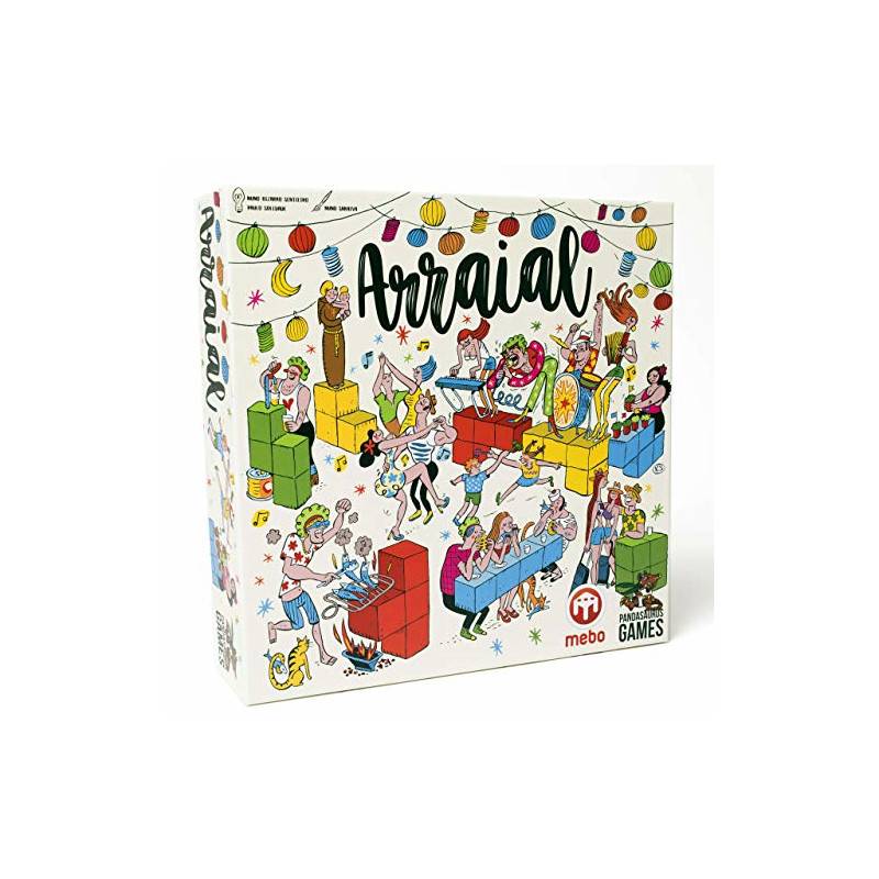 Pandasaurus Games Arraial Board Game - English