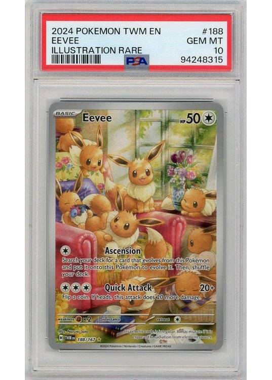 Eevee - 188/167 - PSA 10.