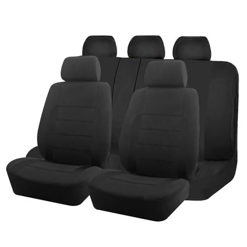 Husse för Volvo V70 II 2000-2007, 3D luftigt nät, tillverkad för fordon med avtagbara nackstöd, bilinteriörsätesskydd (1 st förarsäte)