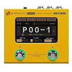 Hot One Hotone Guitar Bass Processor Multi-Effects Pekskärm Gitarr Bass Amp Modelling IR Cabinets Simulering Stereo OTG USB Ljudgränssnitt Multi Språk Ampero Mini (Marigold), MP-50