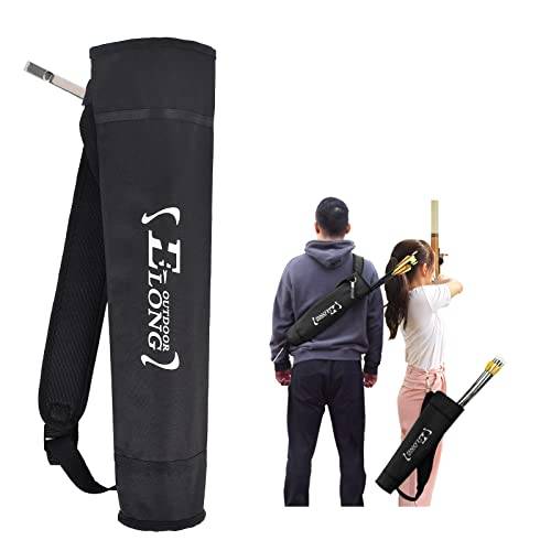 ELONG OUTDOOR ELONG Koger för pilar, bågskytte, ryggpil, kogerhållare, justerbar, för compound recurve-båge, jakt, målövningar för ungdomar och vuxna