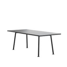 Massproductions - Landa Table - H730, W2000, D900, Black Laminate - Black - Spiseborde - Chris Martin - Sort - Laminat