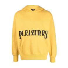 Pleasures, Sweatshirts , Herre, Gul, M, Tyl, Latex hættetrøje til mænd